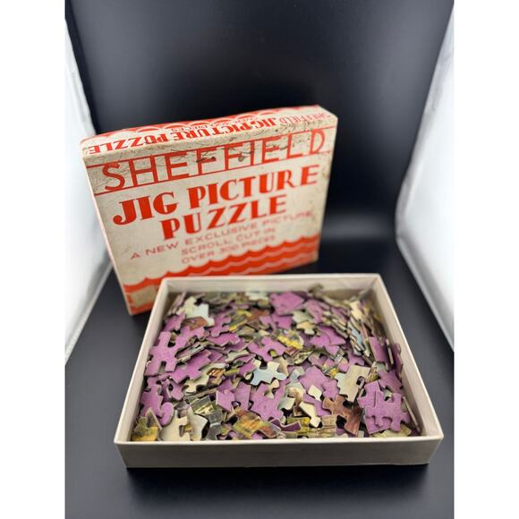 Vintage Sheffield Jig Puzzle - The Old Meadow - Picture 6 of 7